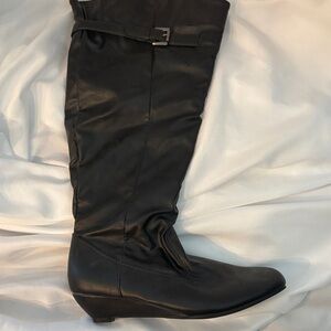 Black Zippered Boots